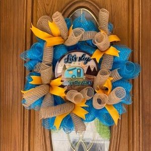 Camping wreath